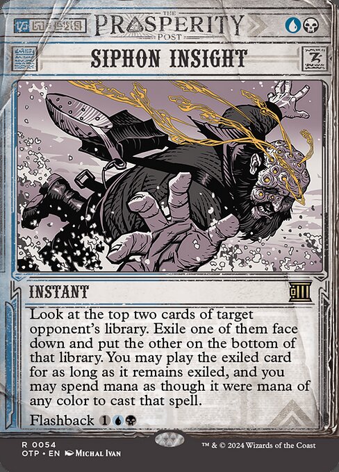 Siphon Insight - Breaking News Rare Card