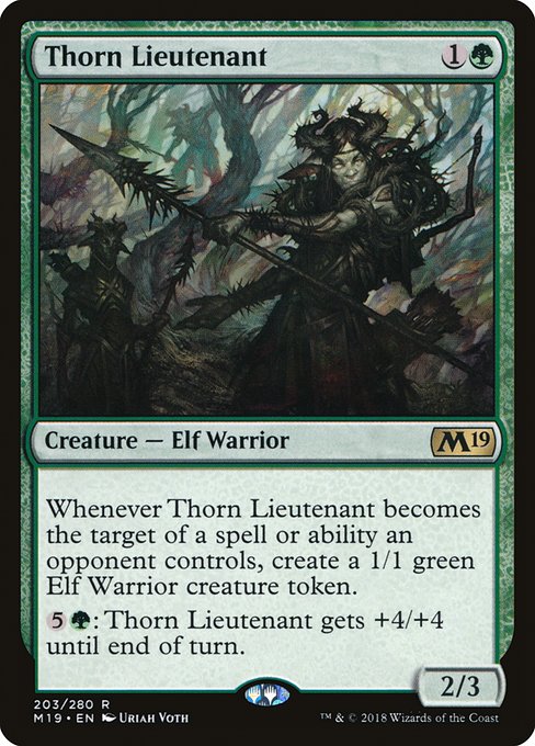 Thorn Lieutenant - Core Set 2019 Rare Card