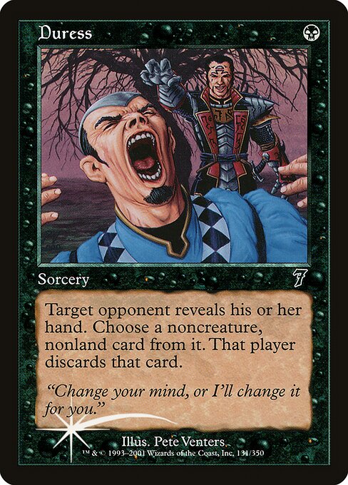 Duress - Seventh Edition Common Card