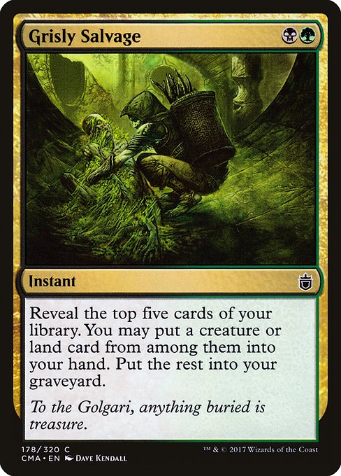 Grisly Salvage - Commander Anthology Common Card