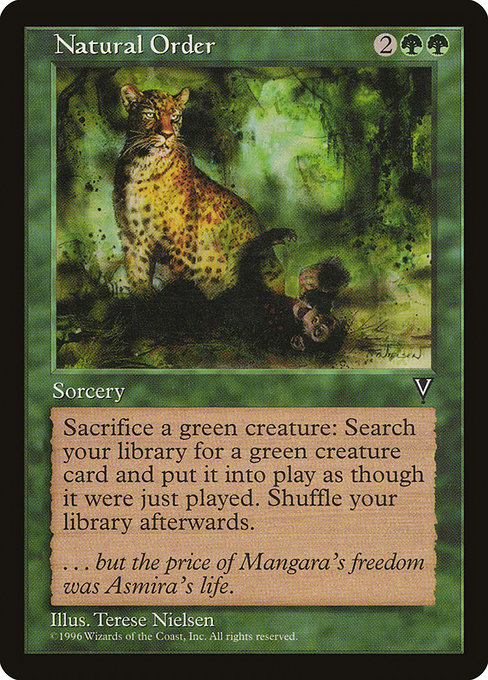 Natural Order - Visions Rare Card