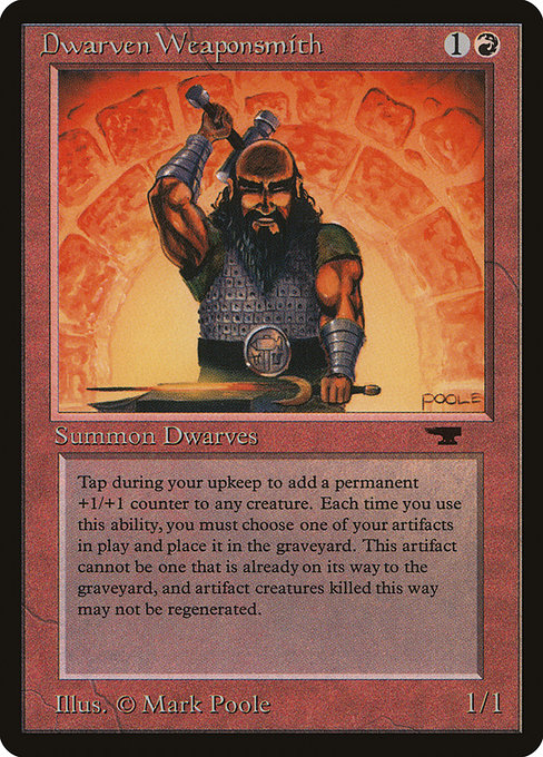 Dwarven Weaponsmith - Antiquities Uncommon Card