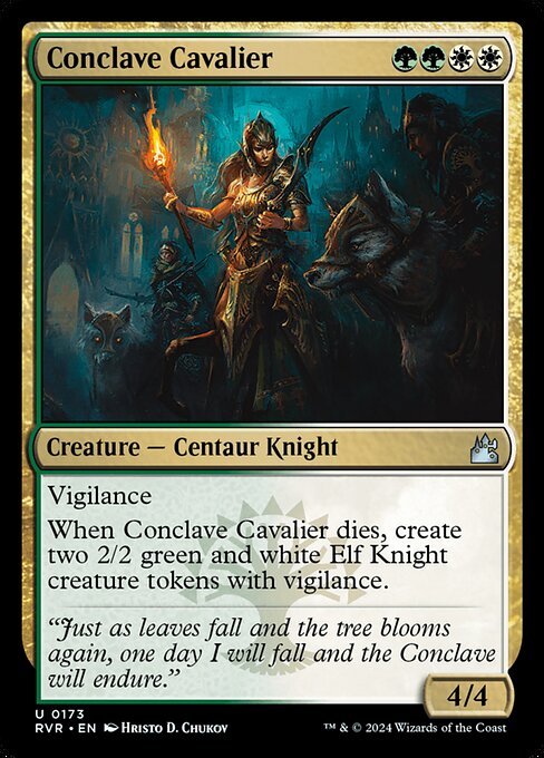 Conclave Cavalier - Ravnica Remastered Uncommon Card