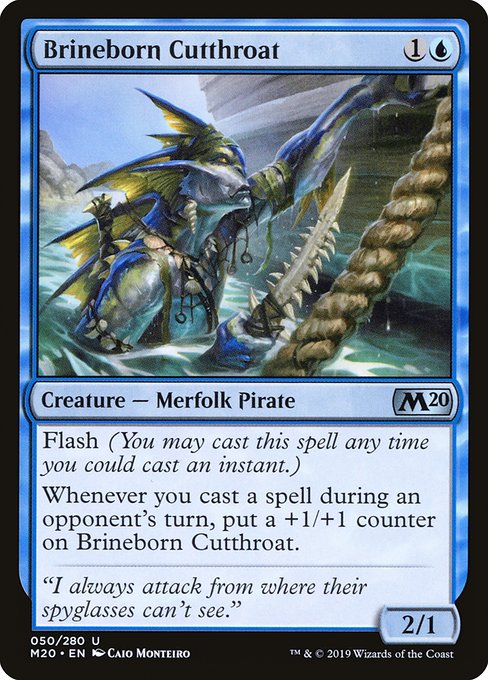 Brineborn Cutthroat - Core Set 2020 Uncommon Card