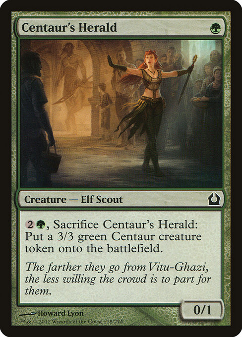Centaur's Herald - Return to Ravnica Common Card