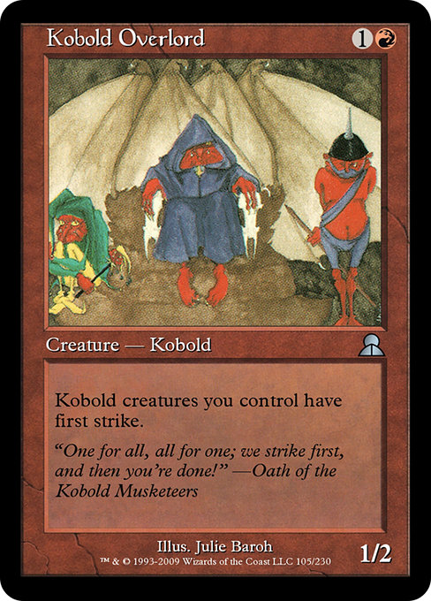 Kobold Overlord - Masters Edition III Uncommon Card