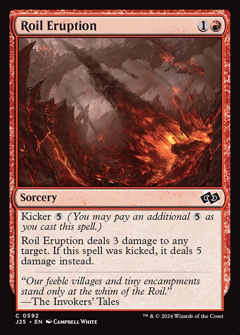Roil Eruption - Foundations Jumpstart Common Card