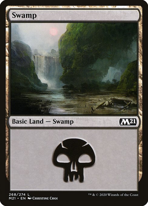 Swamp - Core Set 2021 Common Card