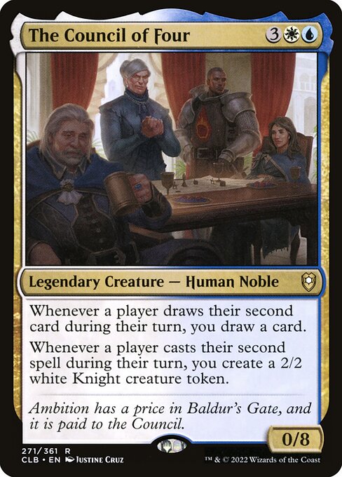 The Council of Four - Commander Legends: Battle for Baldur's Gate Rare Card