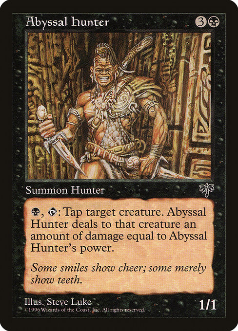 Abyssal Hunter - Mirage Rare Card
