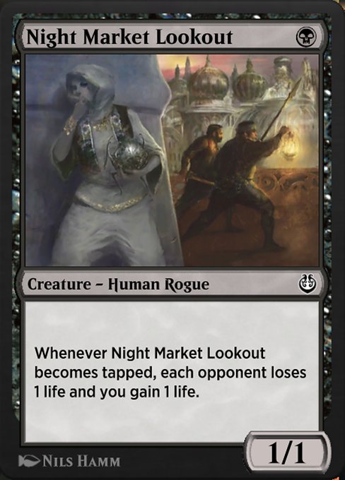 Night Market Lookout - Kaladesh Remastered Common Card