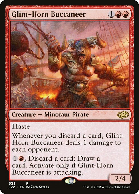 Glint-Horn Buccaneer - Jumpstart 2022 Rare Card