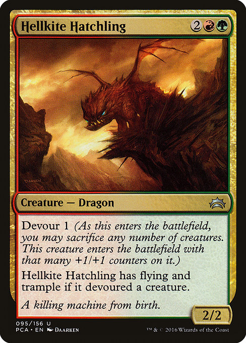Hellkite Hatchling - Planechase Anthology Uncommon Card