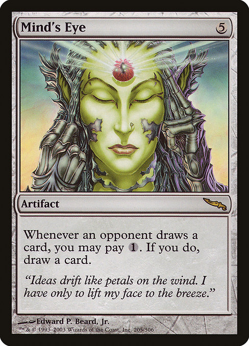 Mind's Eye - Mirrodin Rare Card