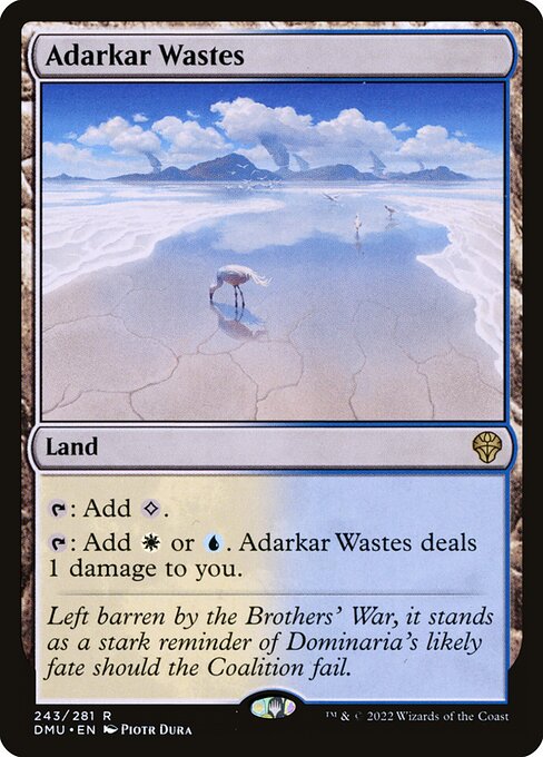 Adarkar Wastes - Dominaria United Rare Card