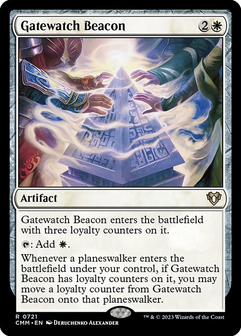 Gatewatch Beacon - Commander Masters Rare Card