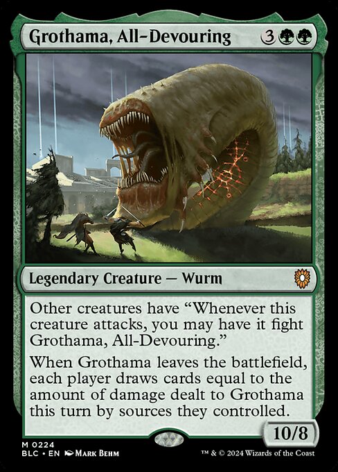 Grothama, All-Devouring - Bloomburrow Commander Mythic Card