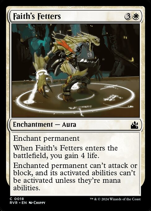 Faith's Fetters - Ravnica Remastered Common Card