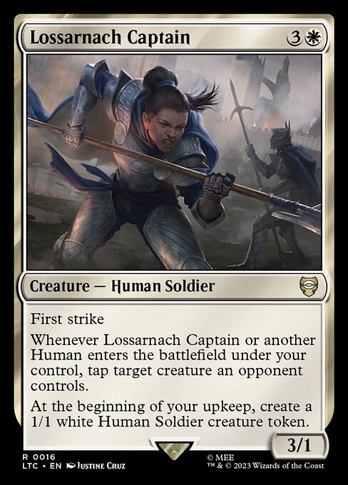 Lossarnach Captain - Tales of Middle-earth Commander Rare Card