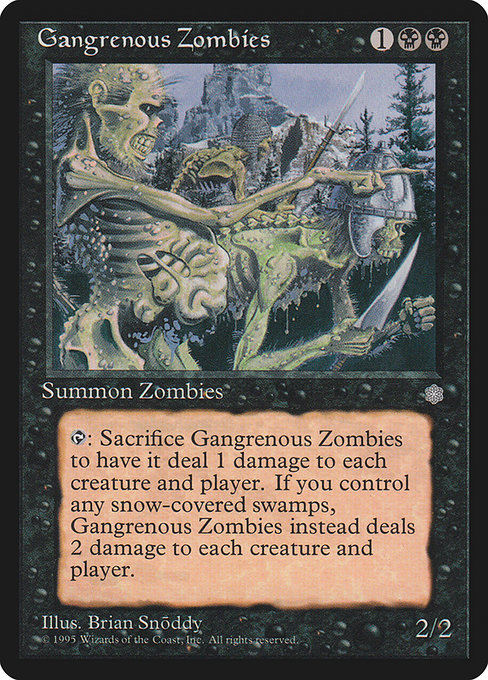 Gangrenous Zombies - Ice Age Common Card