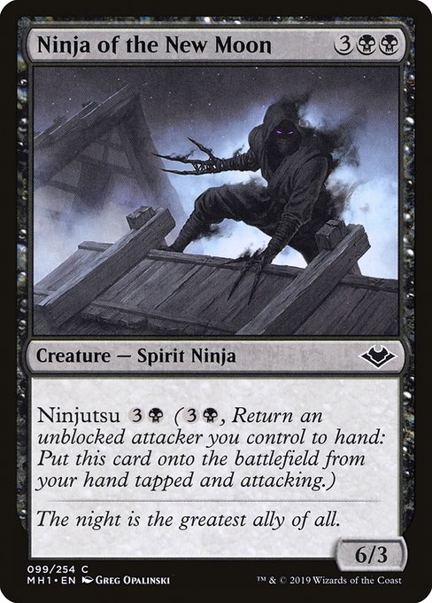 Ninja of the New Moon - Modern Horizons Common Card