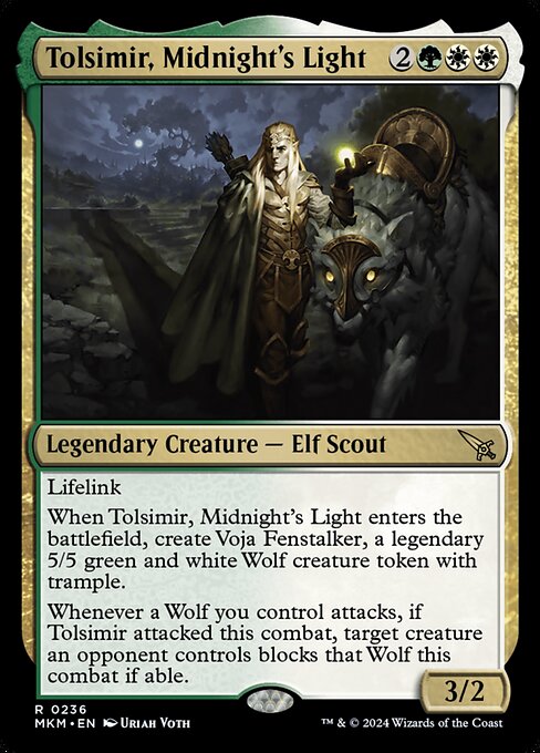 Tolsimir, Midnight's Light - Murders at Karlov Manor Rare Card