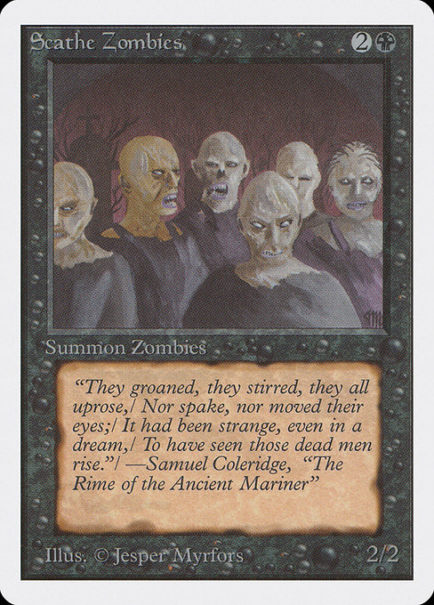 Scathe Zombies - Unlimited Edition Common Card
