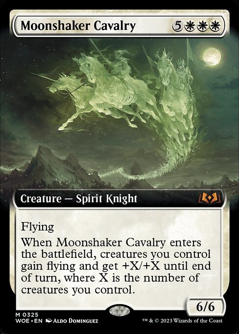 Moonshaker Cavalry - Wilds of Eldraine Mythic Card