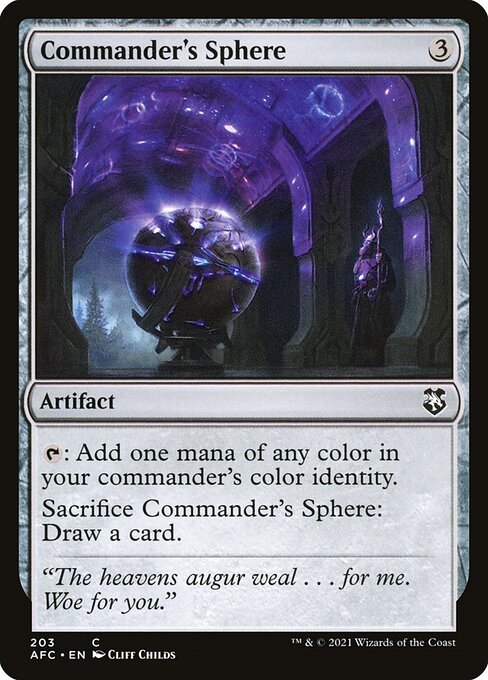 Commander's Sphere - Forgotten Realms Commander Common Card