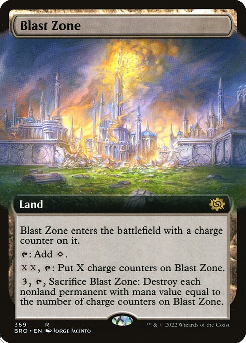 Blast Zone - The Brothers' War Rare Card