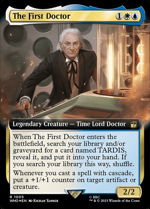 The First Doctor - Doctor Who Rare Card