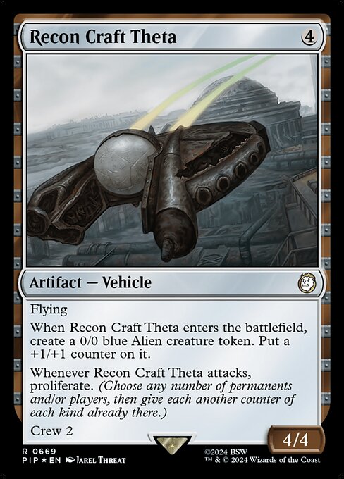 Recon Craft Theta - Fallout Rare Card