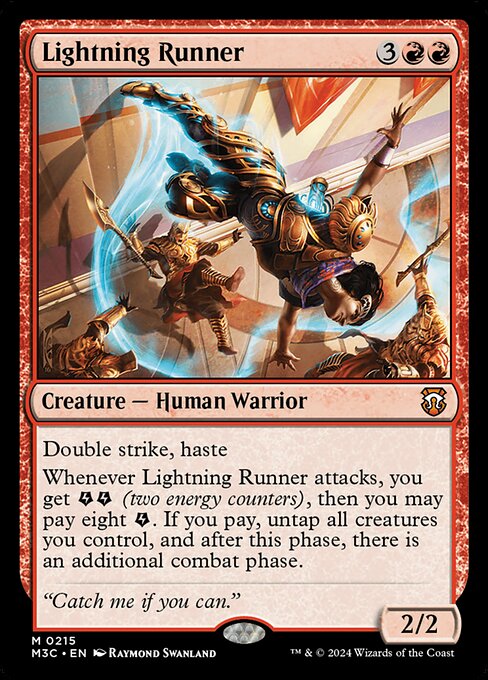Lightning Runner - Modern Horizons 3 Commander Mythic Card