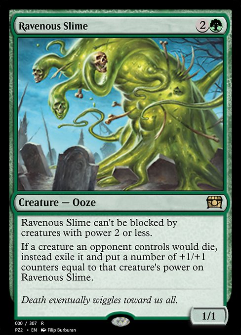 Ravenous Slime - Treasure Chest Rare Card