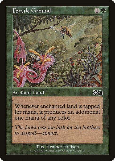 Fertile Ground - Urza's Saga Common Card