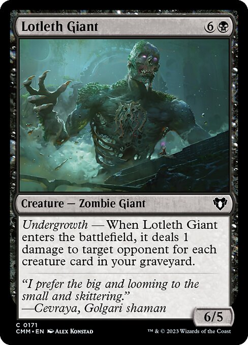 Lotleth Giant - Commander Masters Common Card