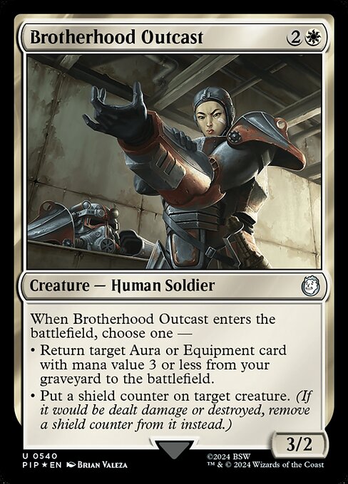 Brotherhood Outcast - Fallout Uncommon Card