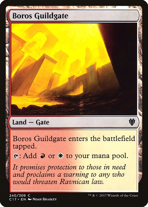 Boros Guildgate - Commander 2017 Common Card