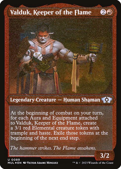 Valduk, Keeper of the Flame - Multiverse Legends Uncommon Card