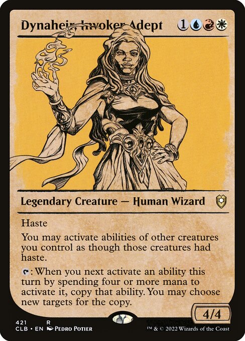 Dynaheir, Invoker Adept - Commander Legends: Battle for Baldur's Gate Rare Card