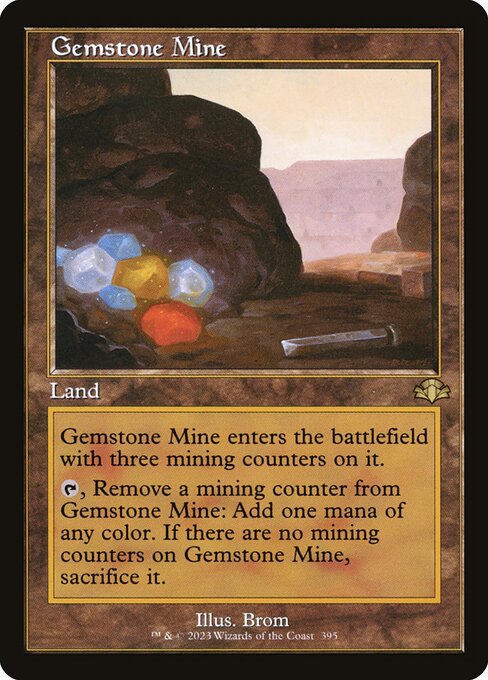 Gemstone Mine - Dominaria Remastered Rare Card