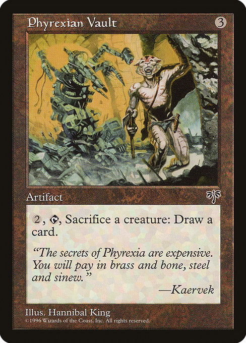 Phyrexian Vault - Mirage Uncommon Card