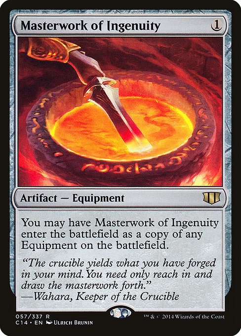 Masterwork of Ingenuity - Commander 2014 Rare Card