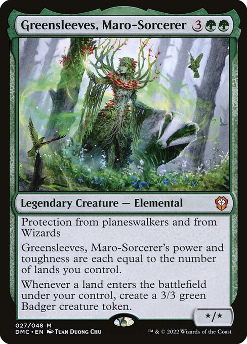 Greensleeves, Maro-Sorcerer - Dominaria United Commander Mythic Card