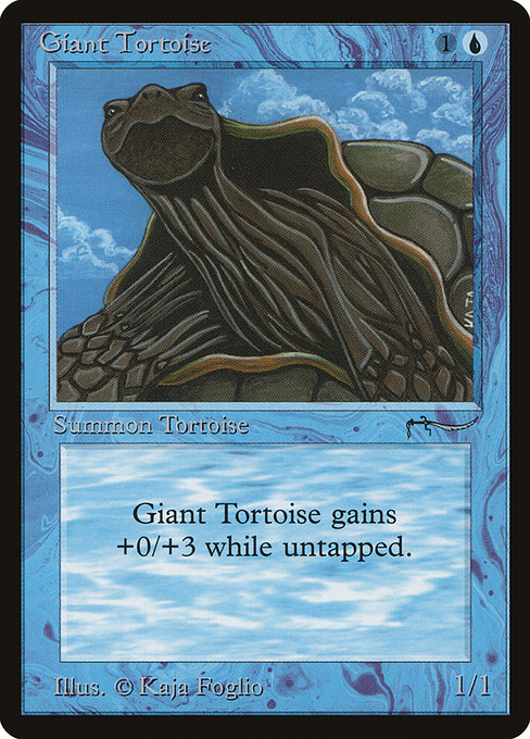 Giant Tortoise - Arabian Nights Common Card