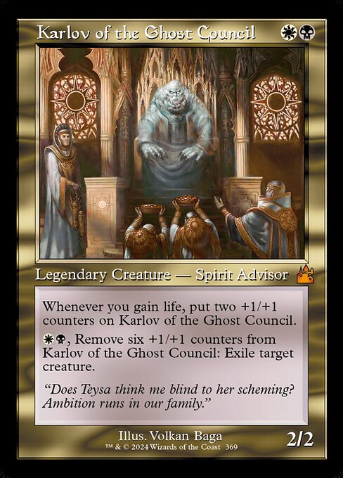 Karlov of the Ghost Council - Ravnica Remastered Mythic Card
