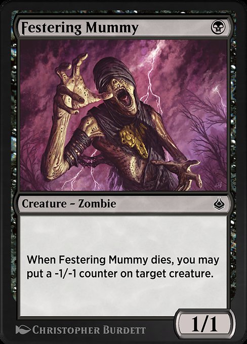Festering Mummy - Amonkhet Remastered Common Card