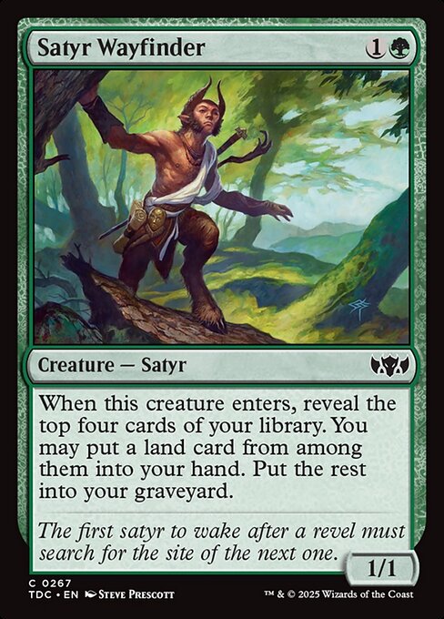 Satyr Wayfinder - Tarkir: Dragonstorm Commander Common Card
