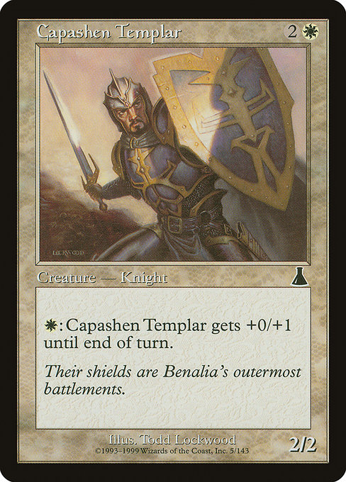 Capashen Templar - Urza's Destiny Common Card