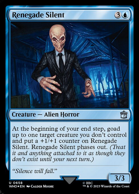 Renegade Silent - Doctor Who Uncommon Card